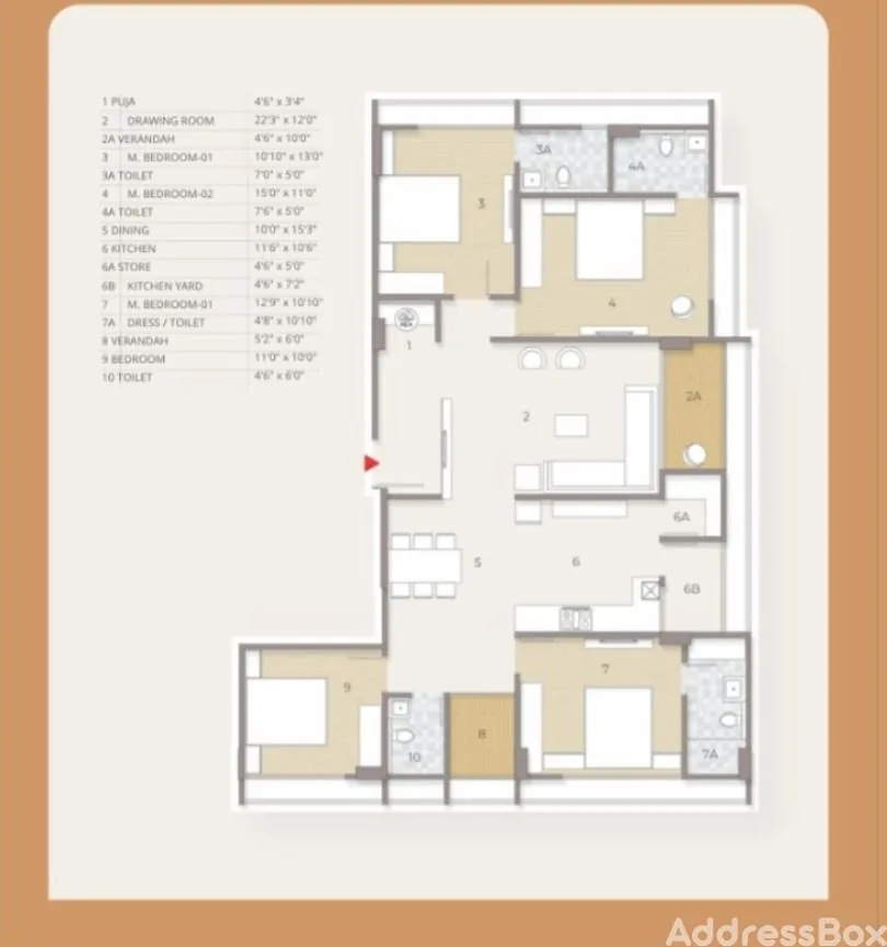 VIVAAN UPVAN Floor Plan