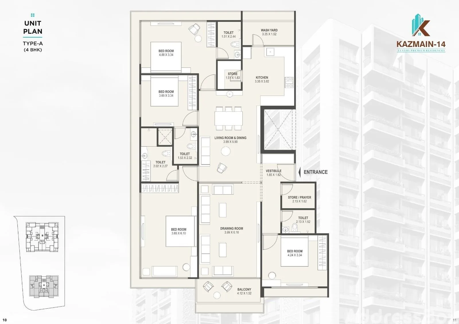 KAZMAIN-14 Floor Plan