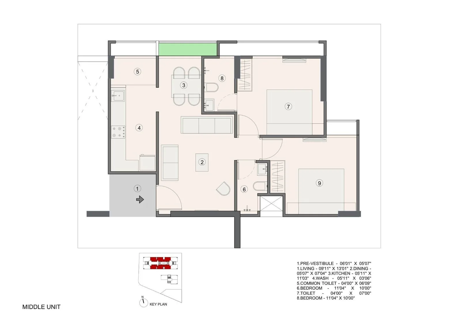 AARAMBH Floor Plan
