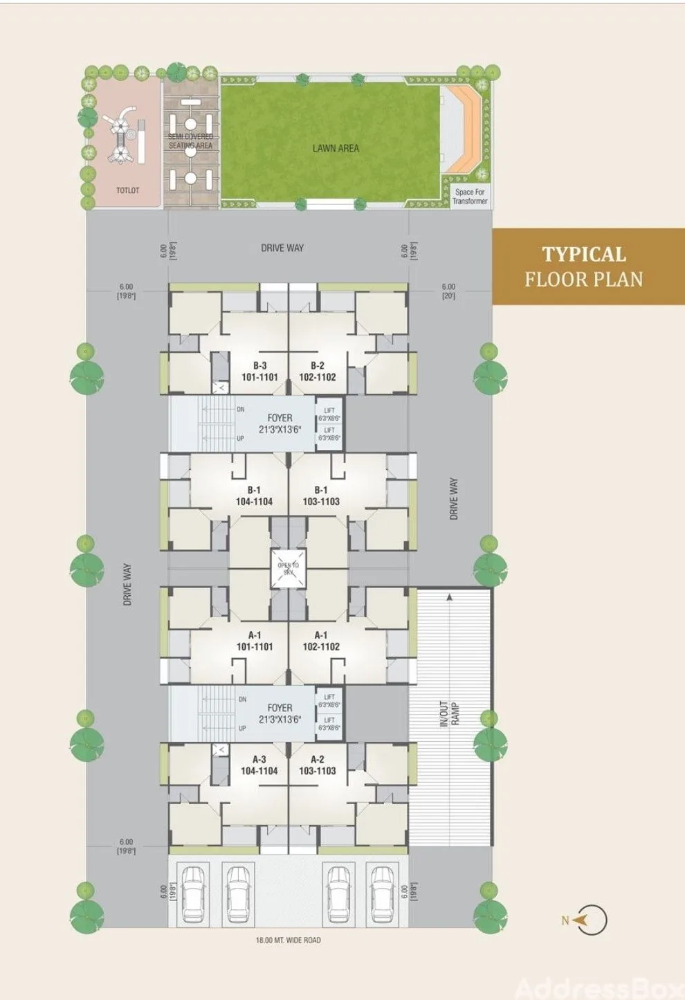 EKAKSH ELEGANCE Floor Plan