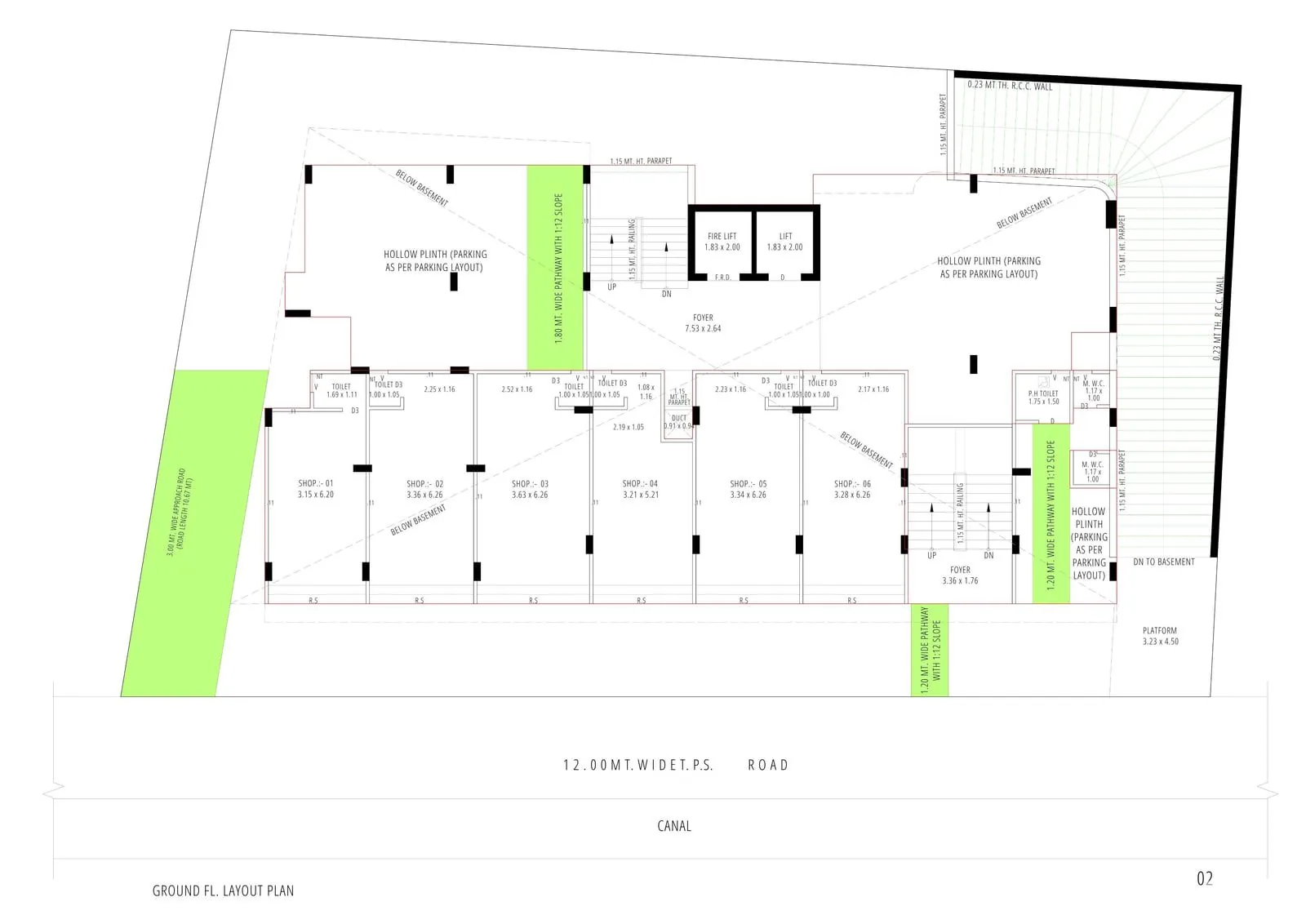 FAROOQ HEIGHTS - Commercial Floor Plan
