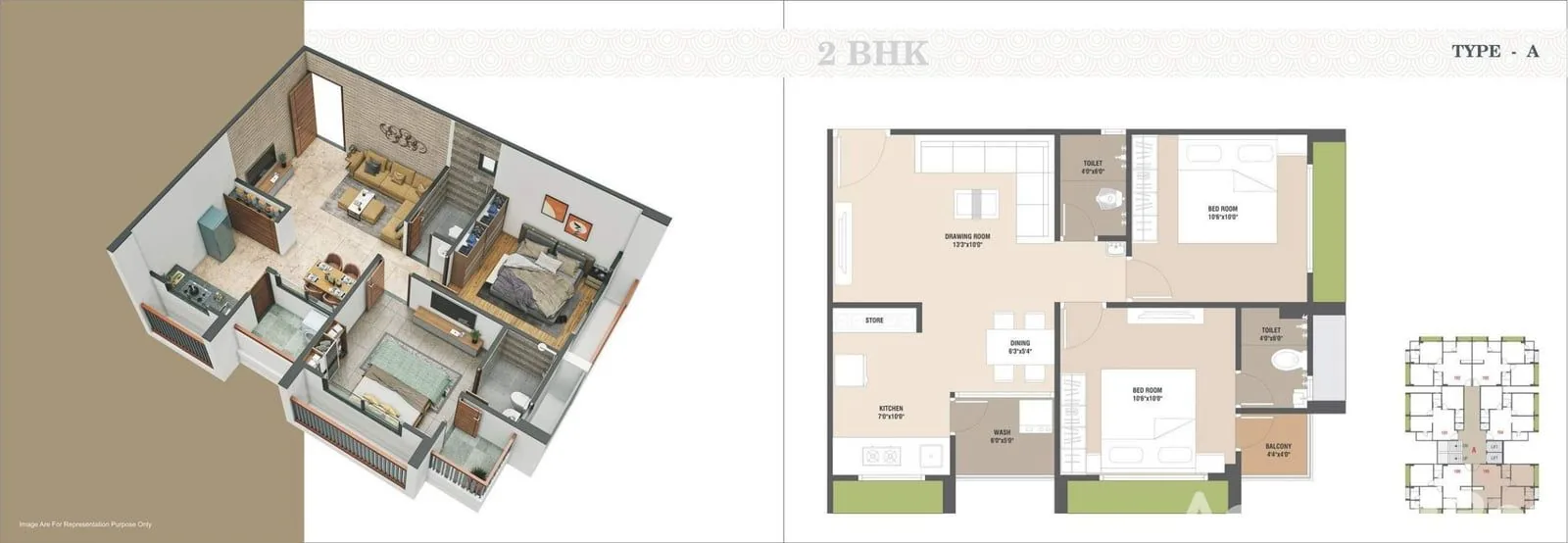 Omkar Residency Floor Plan