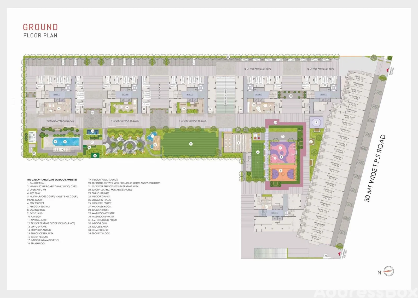 DEV THE GALAXY - Commercial Floor Plan
