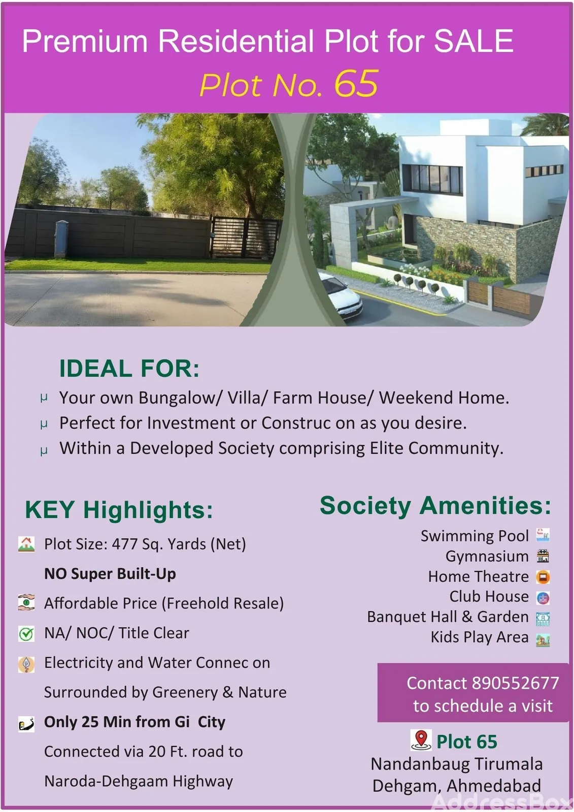 Property in Dehgam Road | Ahmedabad