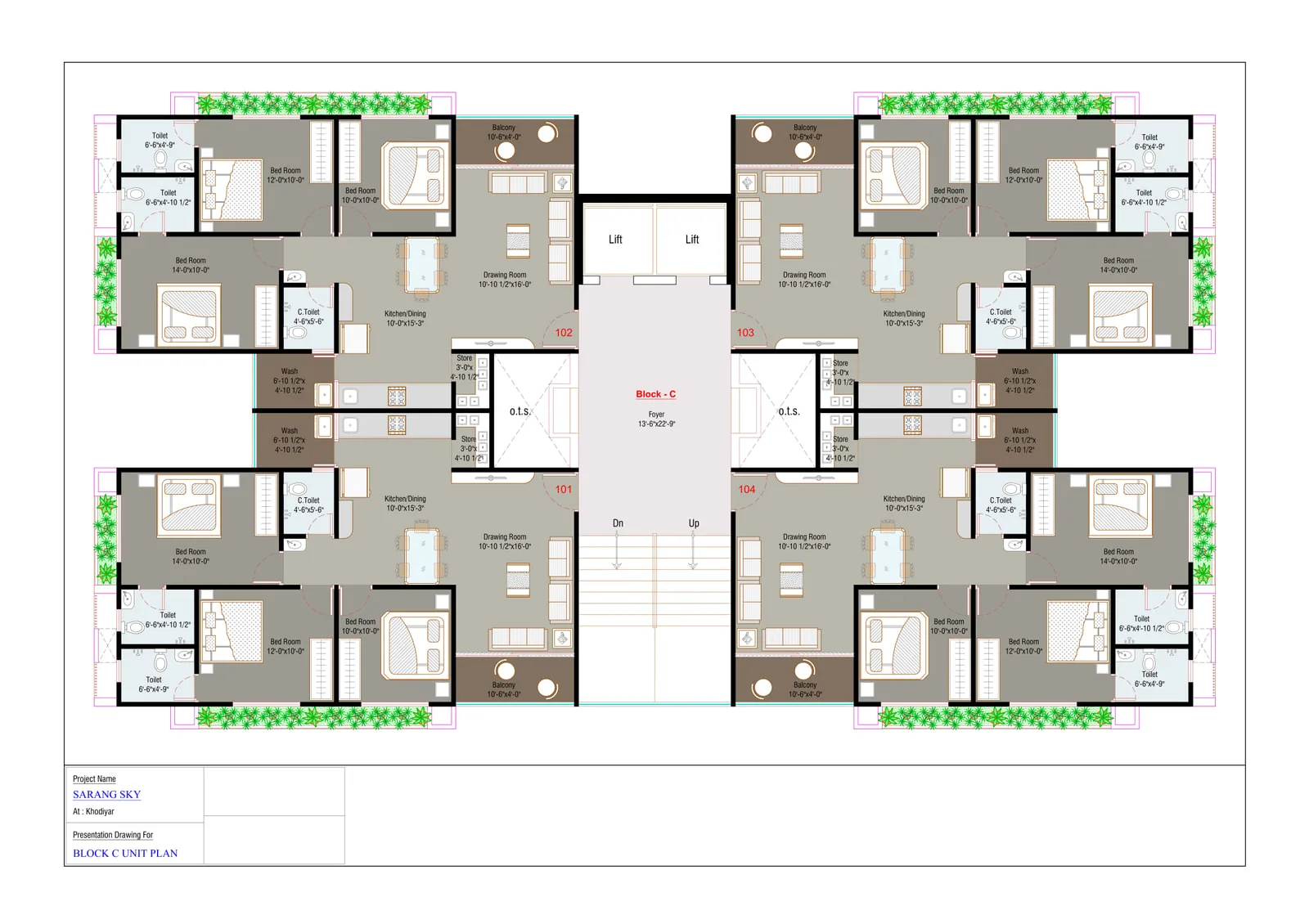 SARANG SKY Floor Plan
