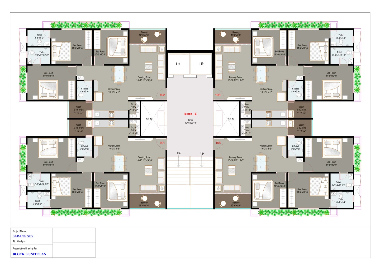 SARANG SKY Floor Plan