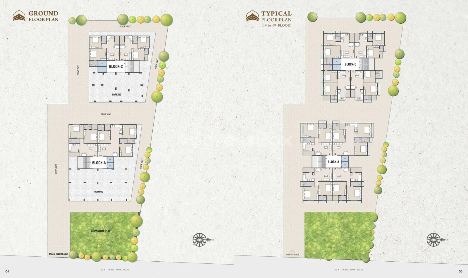 HAMMASH RESIDENCY BLOCK A & C Floor Plan