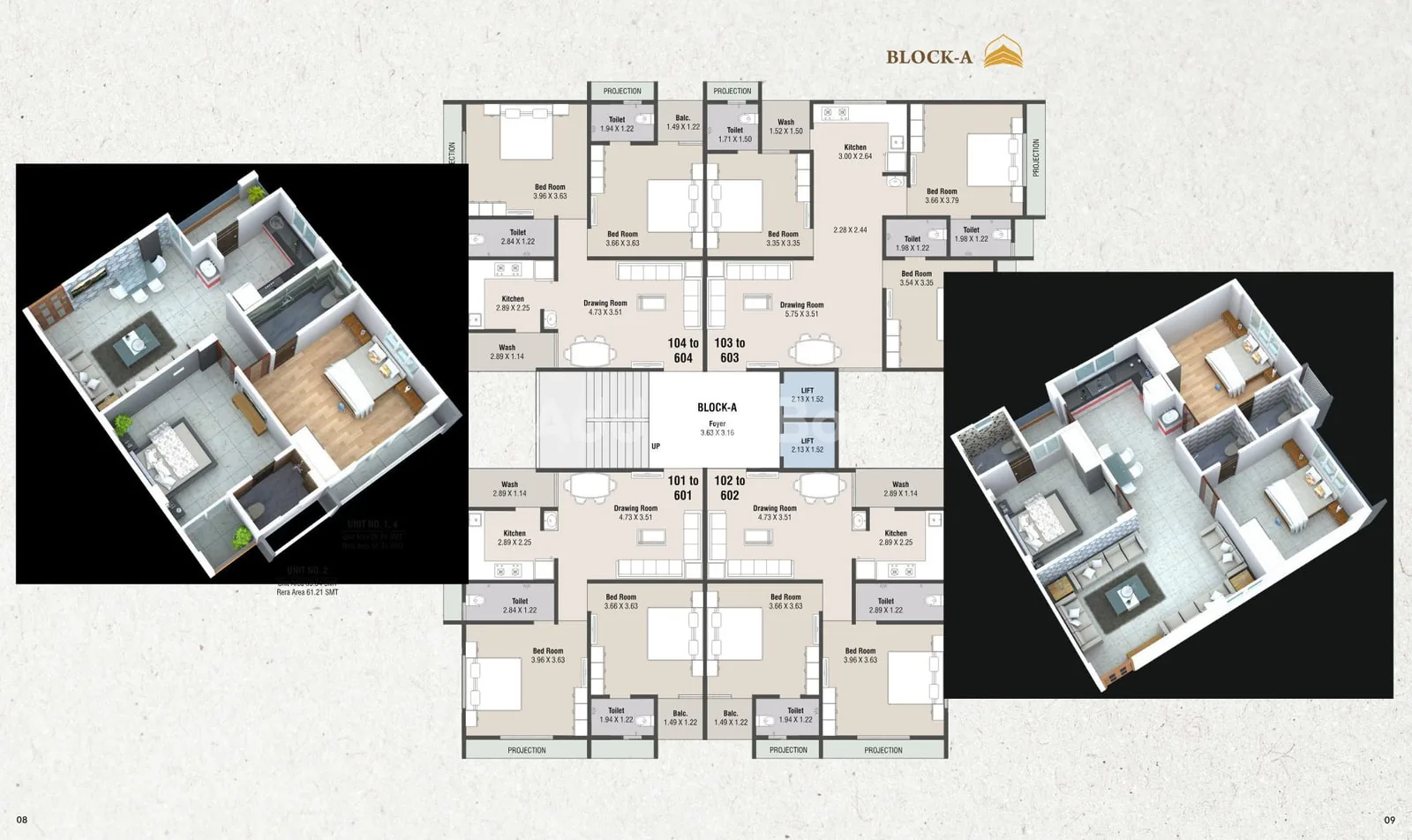 HAMMASH RESIDENCY BLOCK A & C Floor Plan