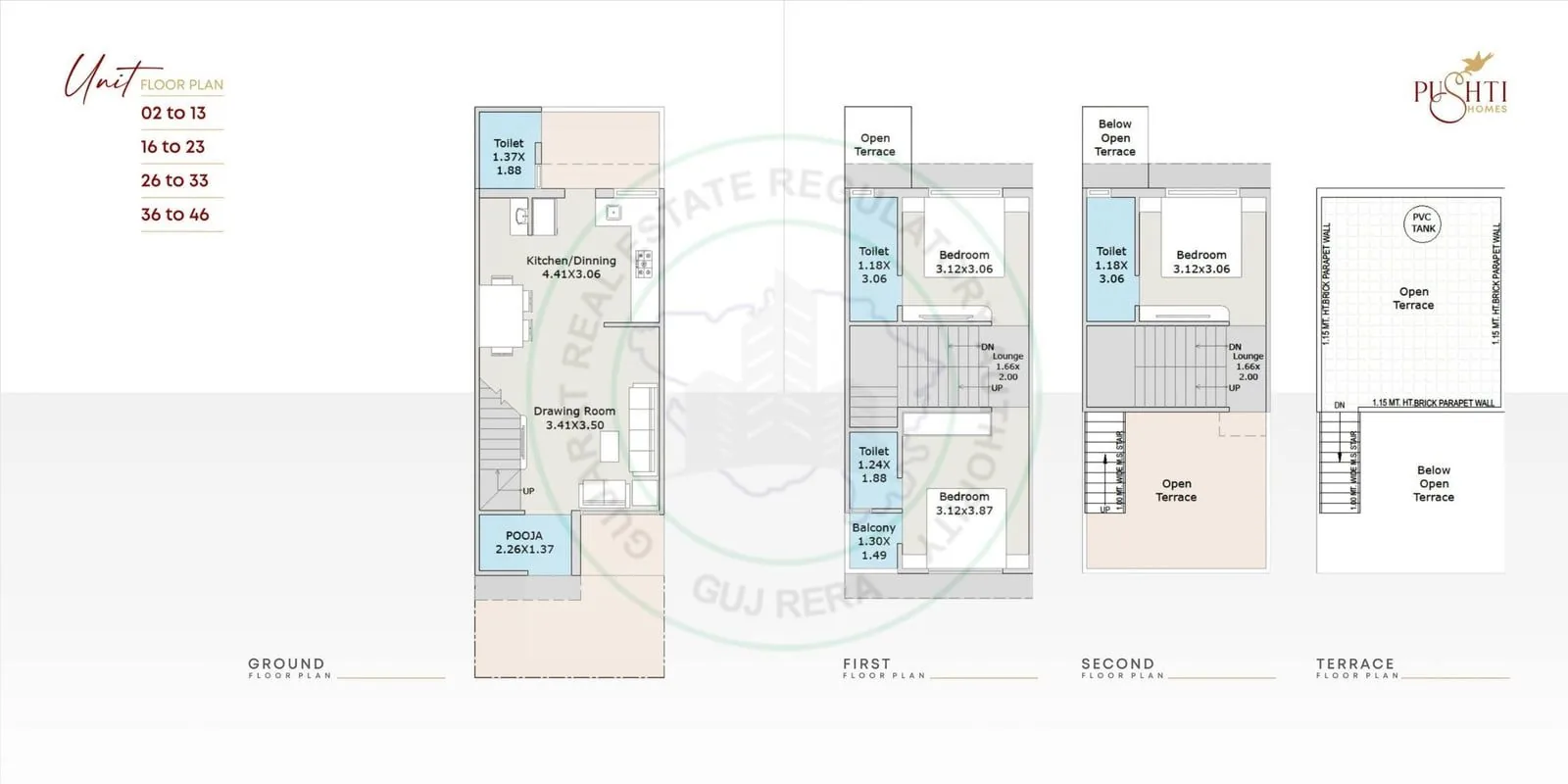 PUSHTI HOMES Floor Plan