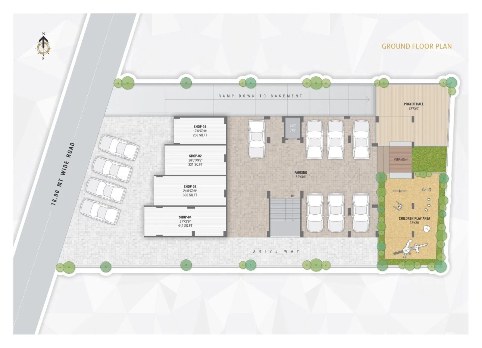 PEARL RESIDENCY - Commercial Floor Plan