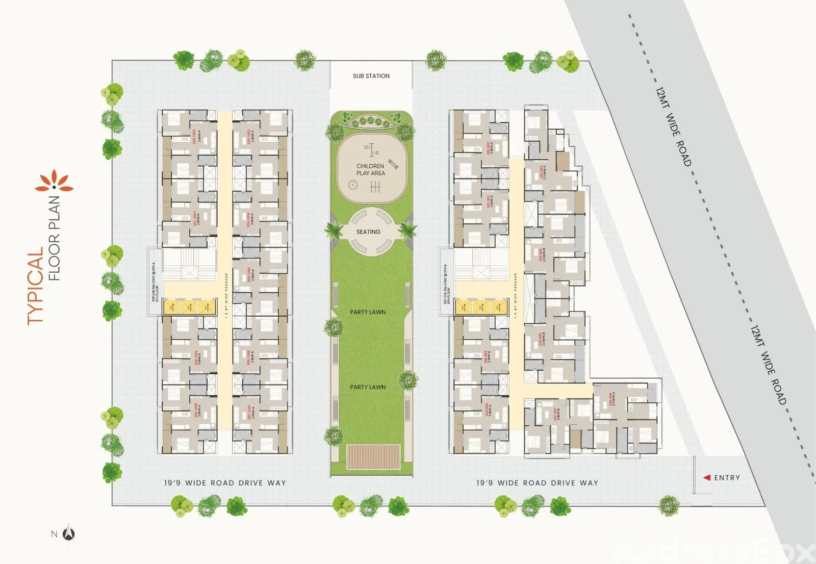 PAARIJAT VISHVASH 2 - Commercial Floor Plan
