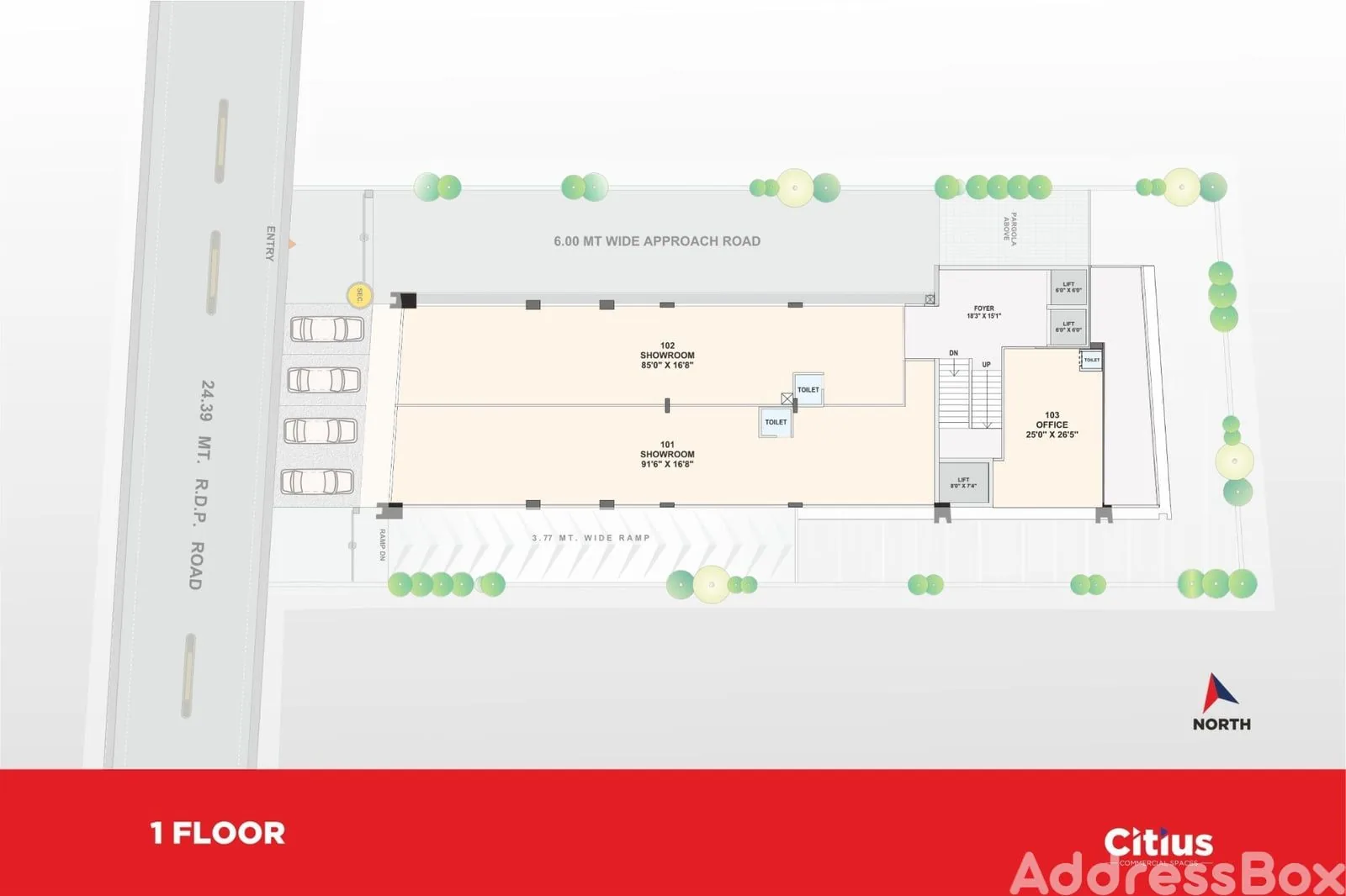 Citius Commercial Spaces Floor Plan