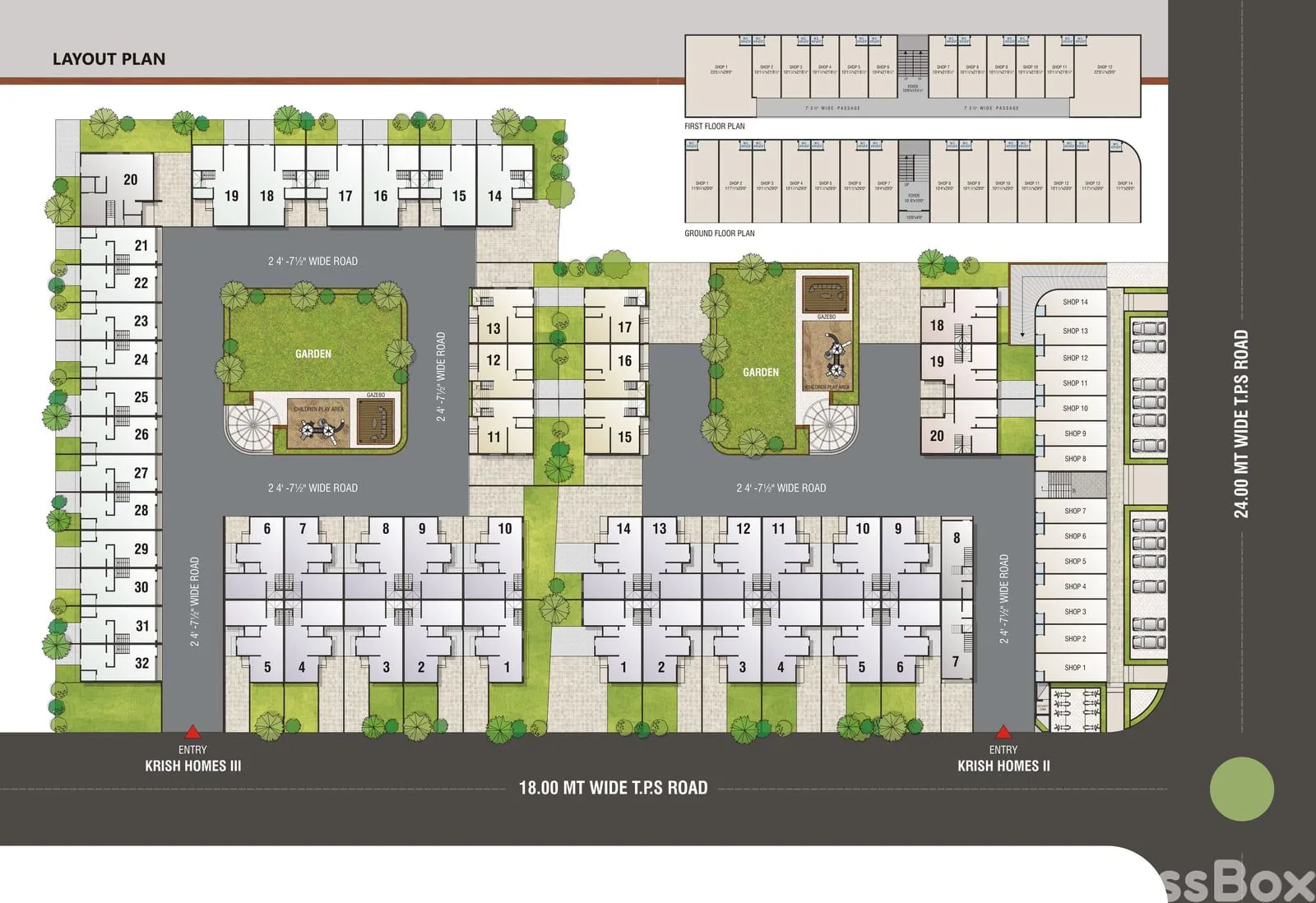 Krish Homes - III Cluster Plan