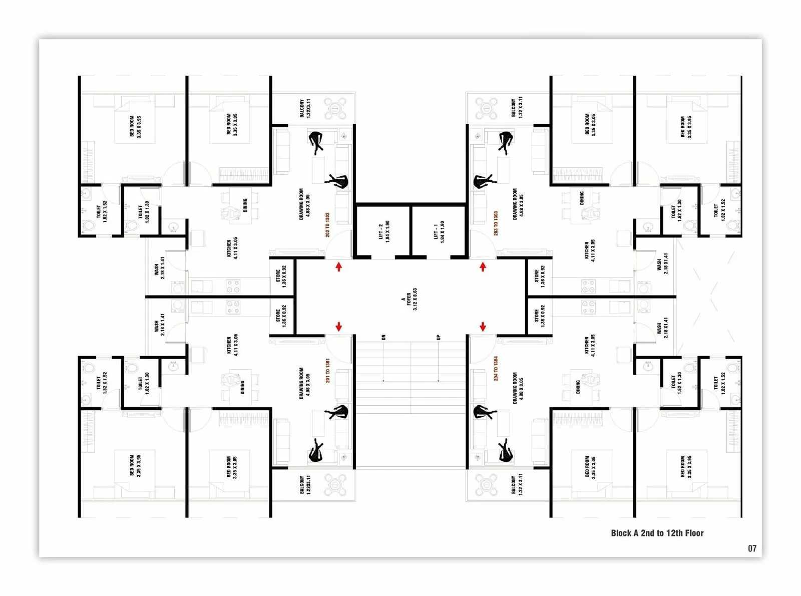 KESHVAM HEIGHTS 2 Floor Plan