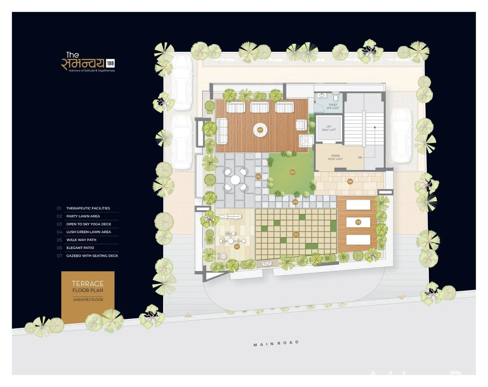 The Samanvay 188 Floor Plan