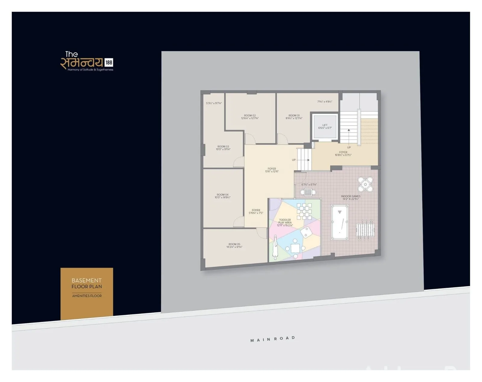 The Samanvay 188 Floor Plan