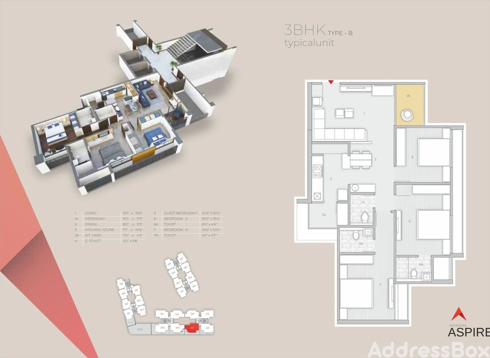 NAKSHATRA ASPIRE Floor Plan