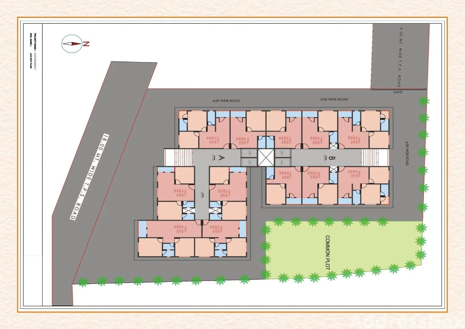 STAR RESIDENCY Floor Plan