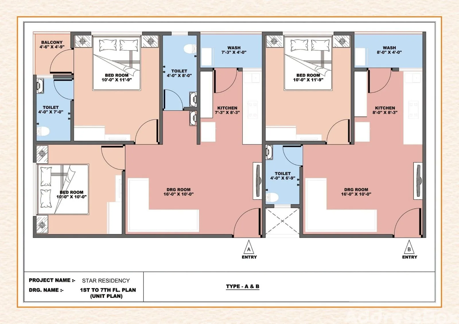 STAR RESIDENCY Floor Plan