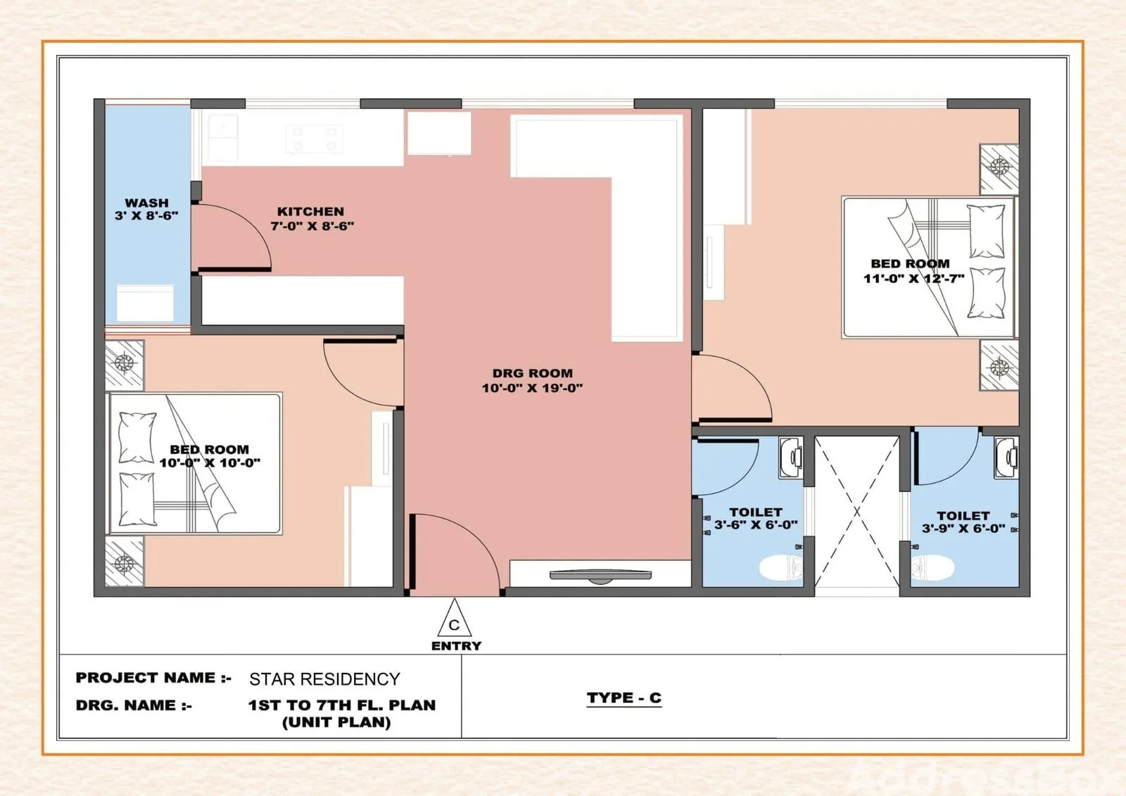 STAR RESIDENCY Floor Plan