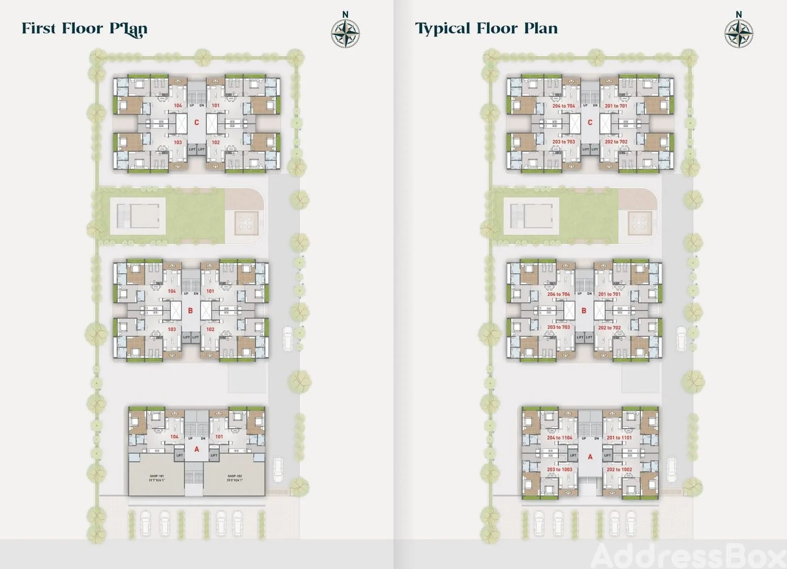 KALYAN HEIGHTS - Commercial Floor Plan