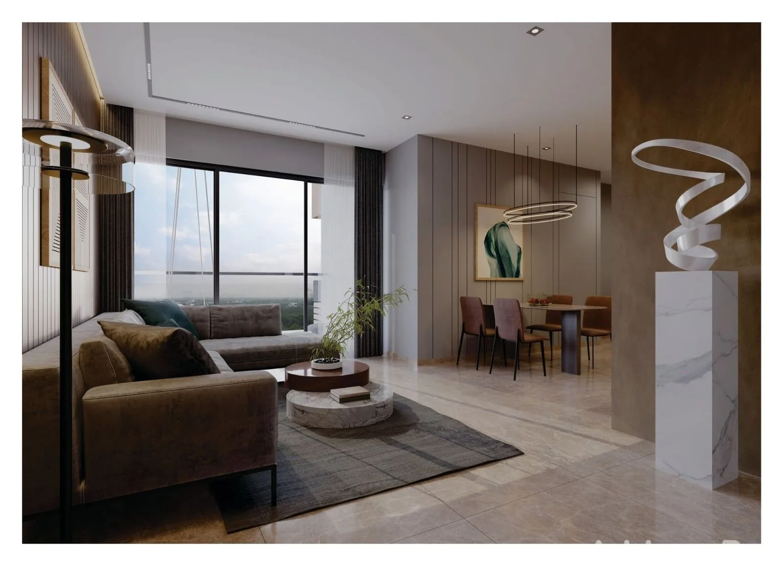 Atharva Skyz Living Room