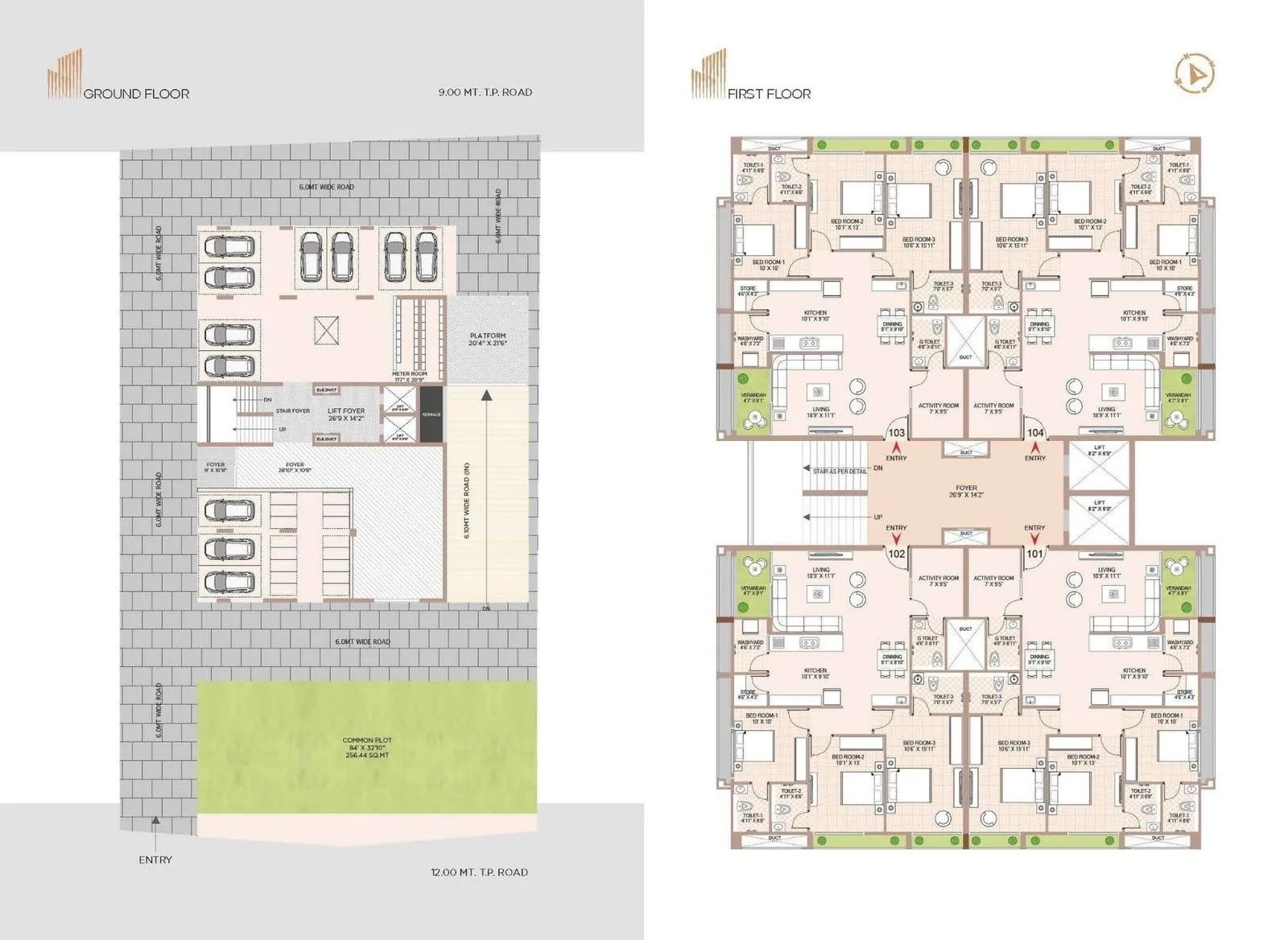 NANDINI HEIGHTS Floor Plan