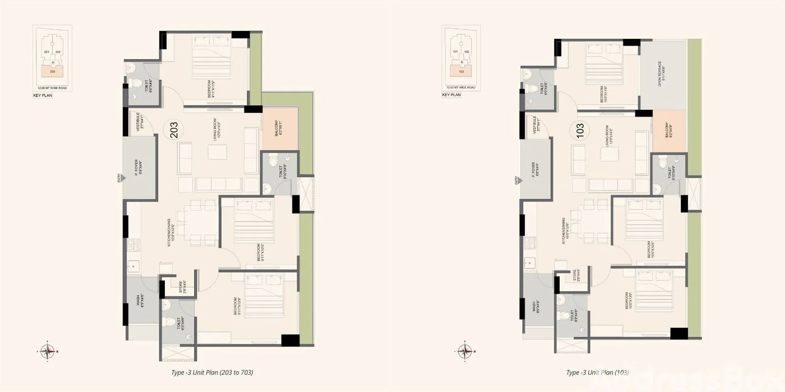 ABHILAXMI APPARTMENTS Floor Plan