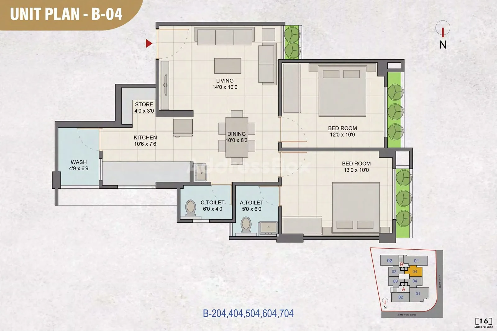 Sumeru One Floor Plan