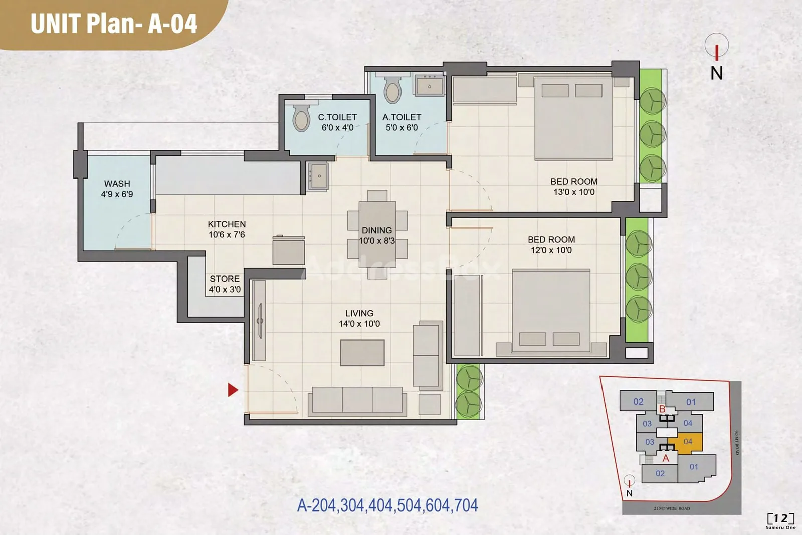 Sumeru One Floor Plan