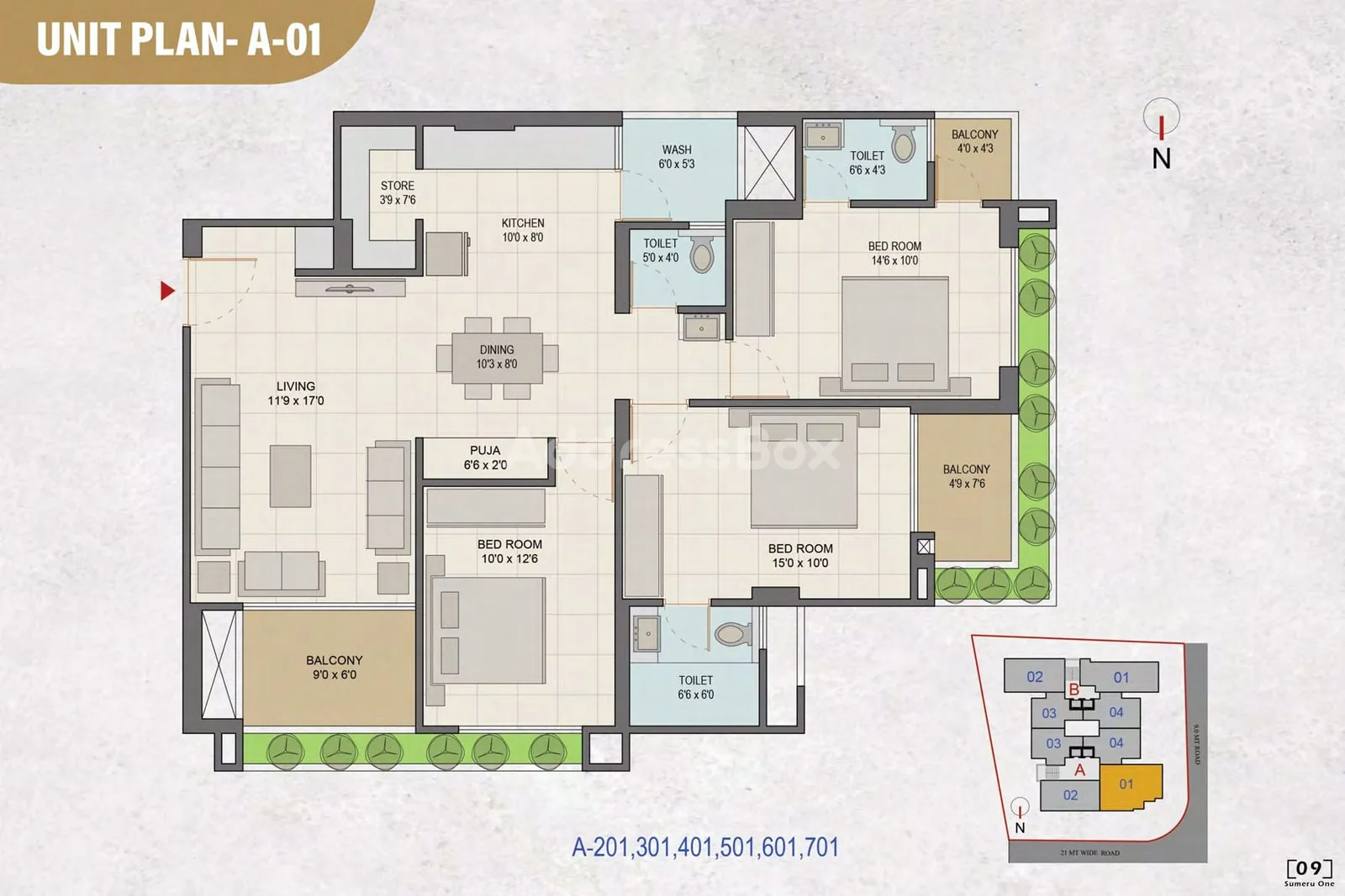 Sumeru One Floor Plan