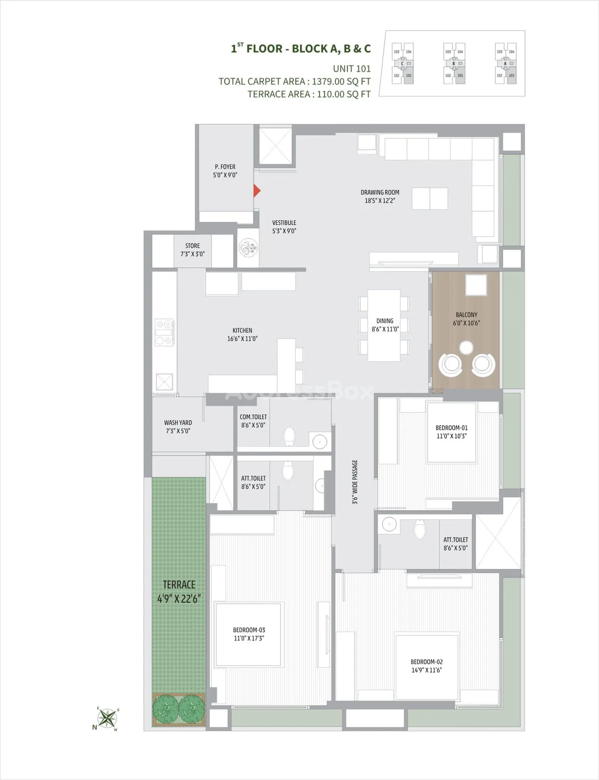 Shivalik Greenfield Floor Plan