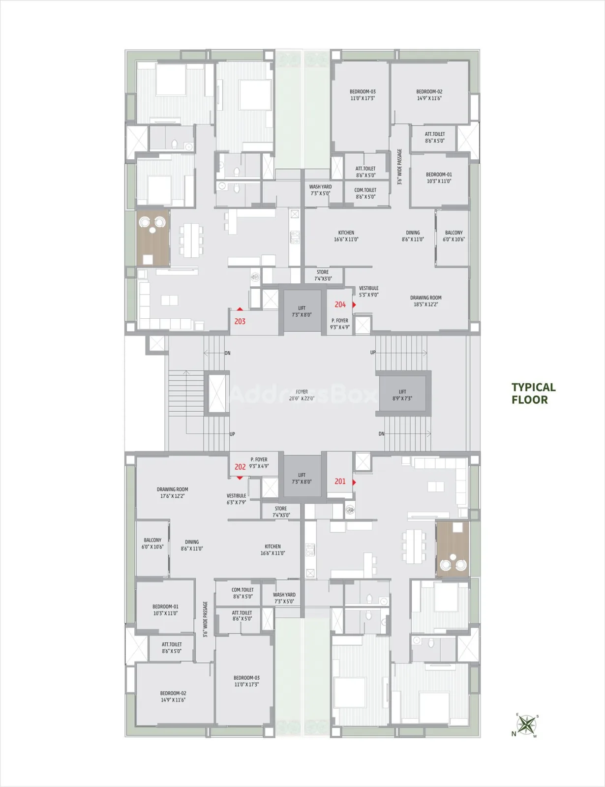 Shivalik Greenfield Floor Plan