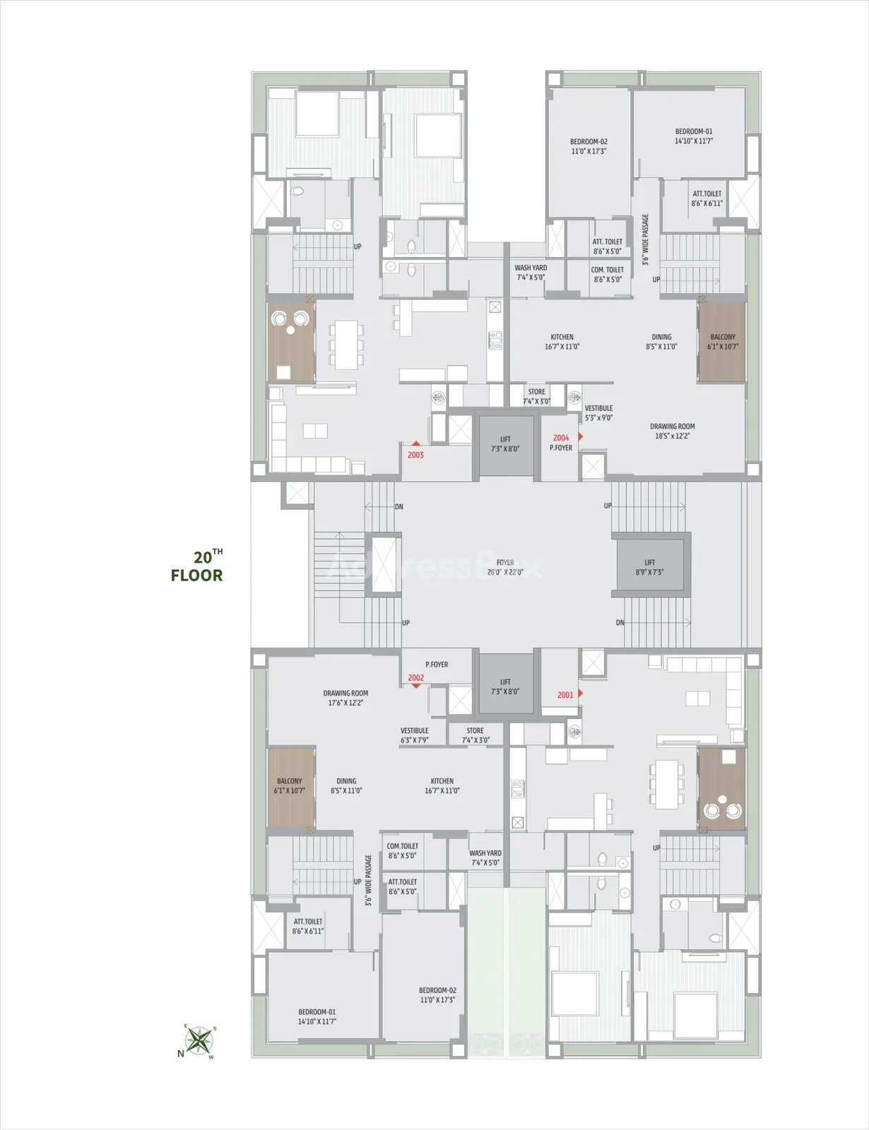 Shivalik Greenfield Floor Plan