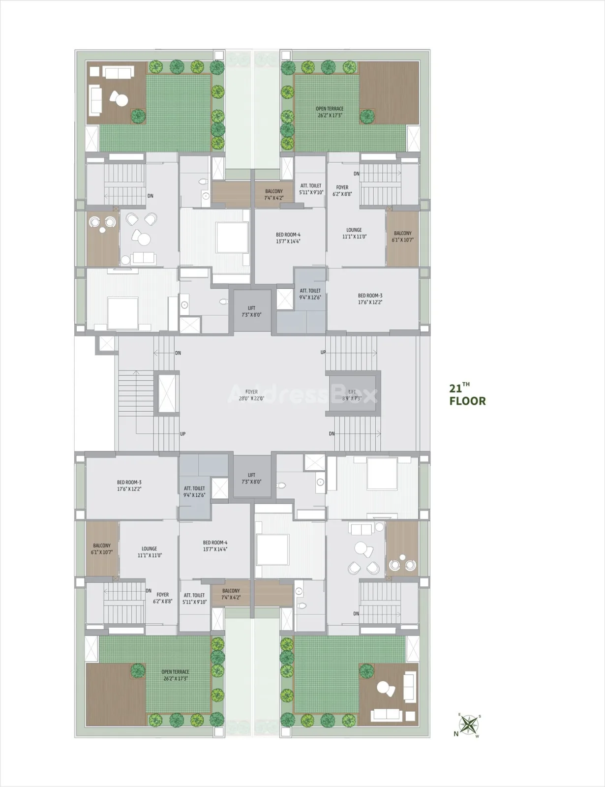 Shivalik Greenfield Floor Plan