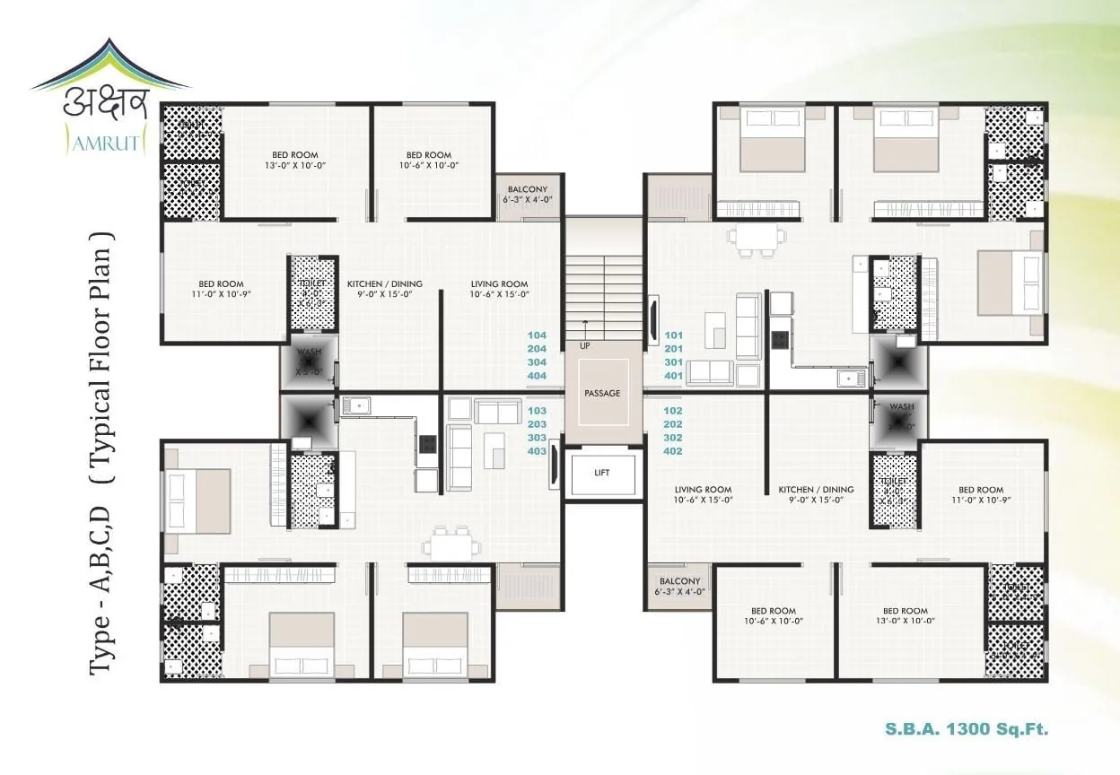 Akshar Amrut Floor Plan