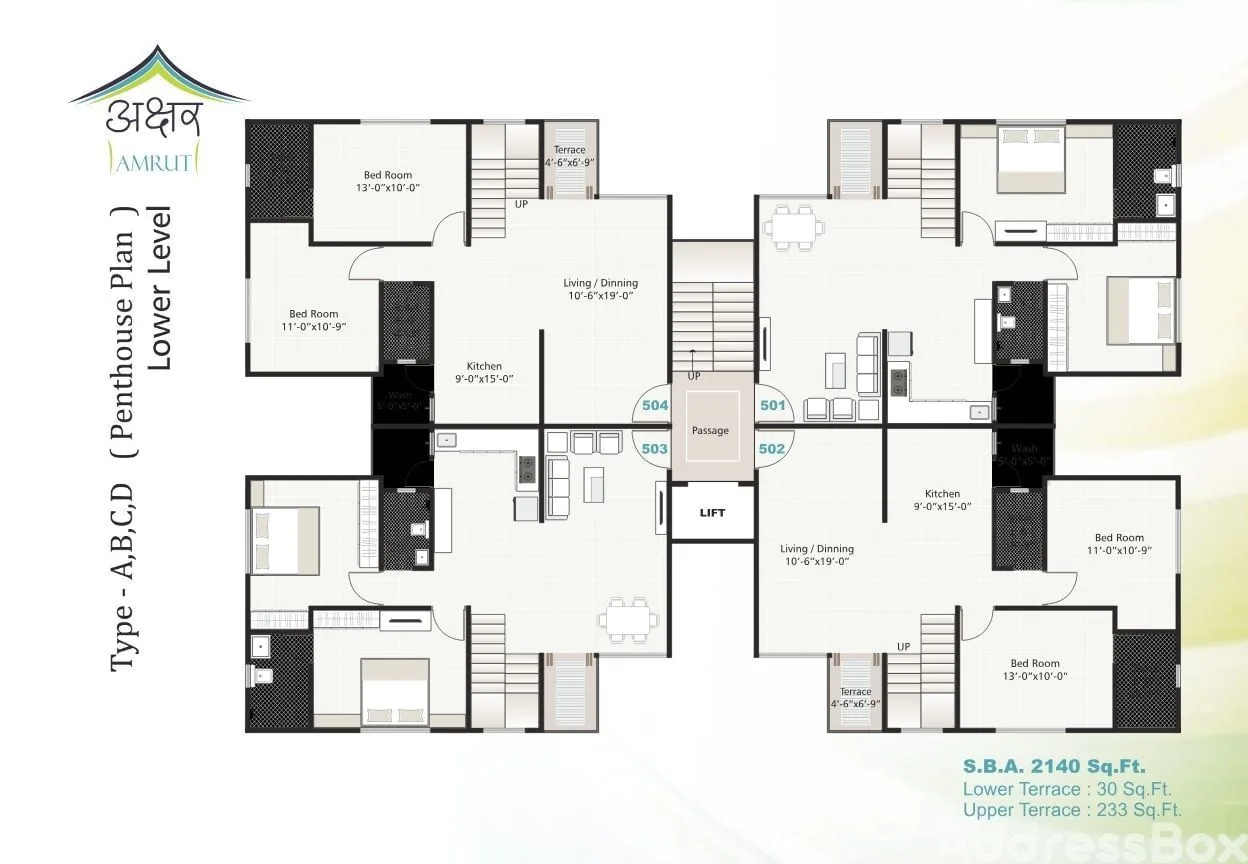 Akshar Amrut Floor Plan