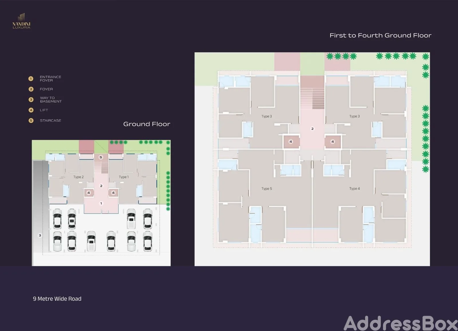 NANDINI LUXURIA Floor Plan