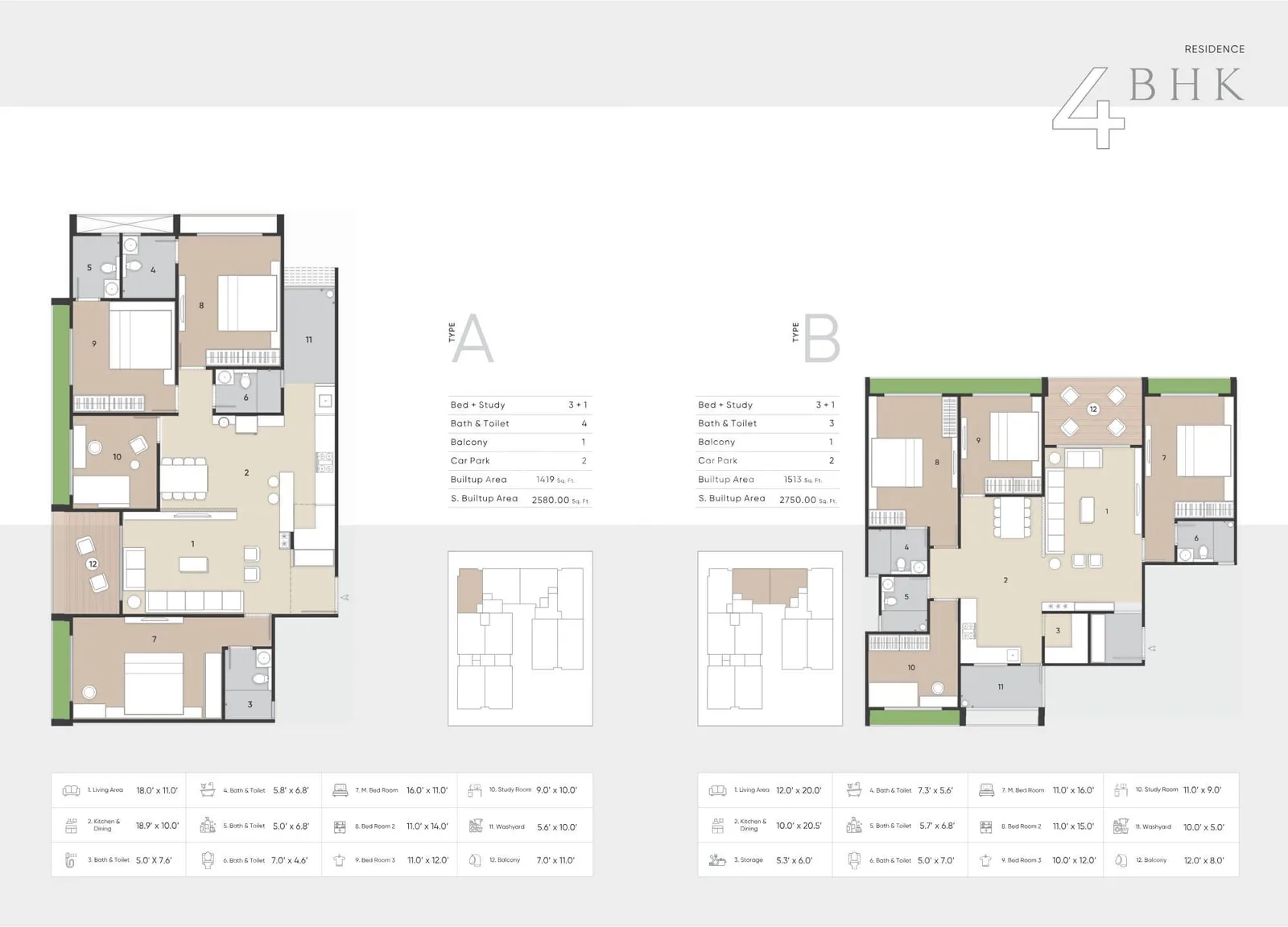 NITYAM LUXURIA Floor Plan