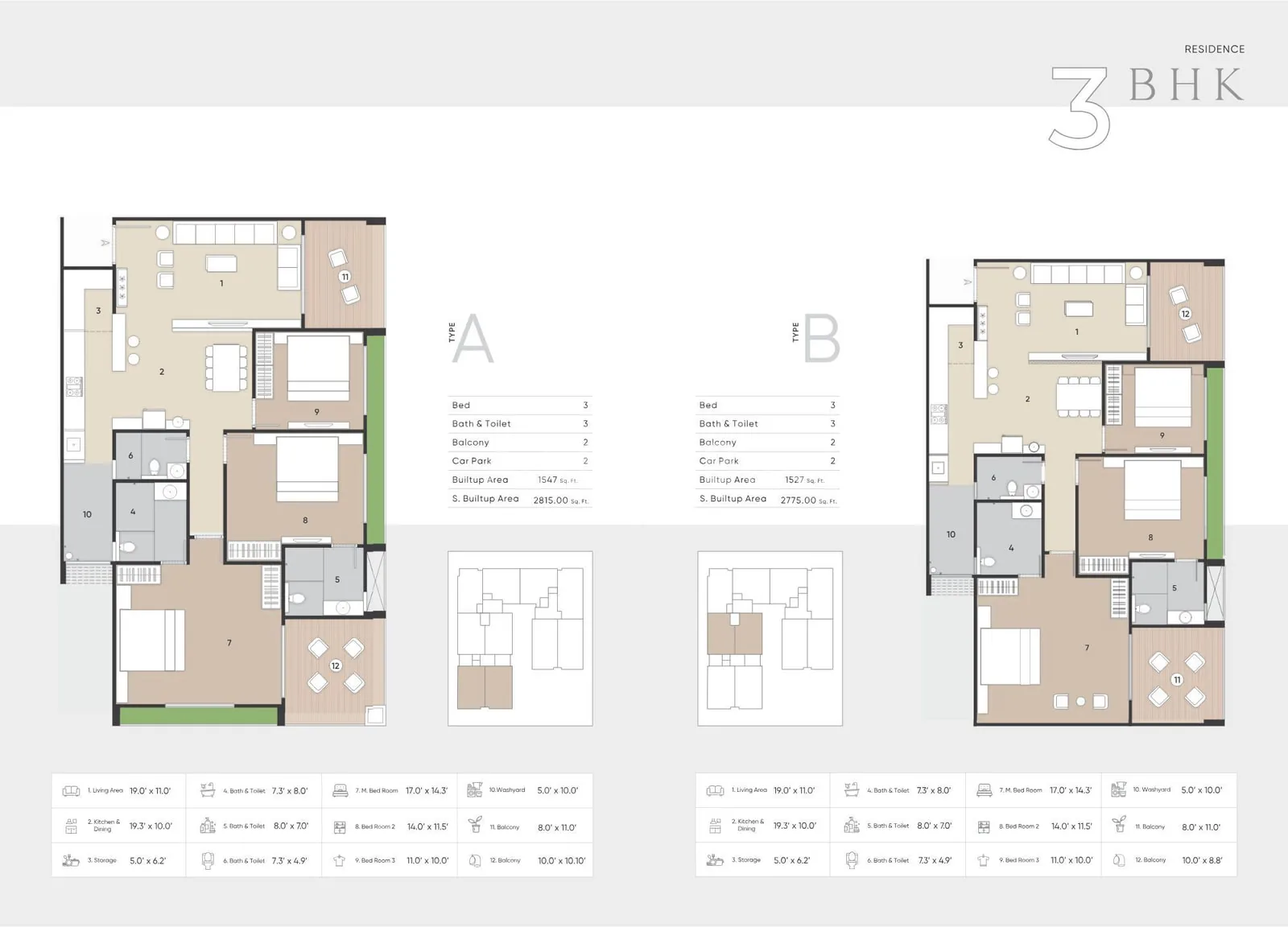 NITYAM LUXURIA Floor Plan