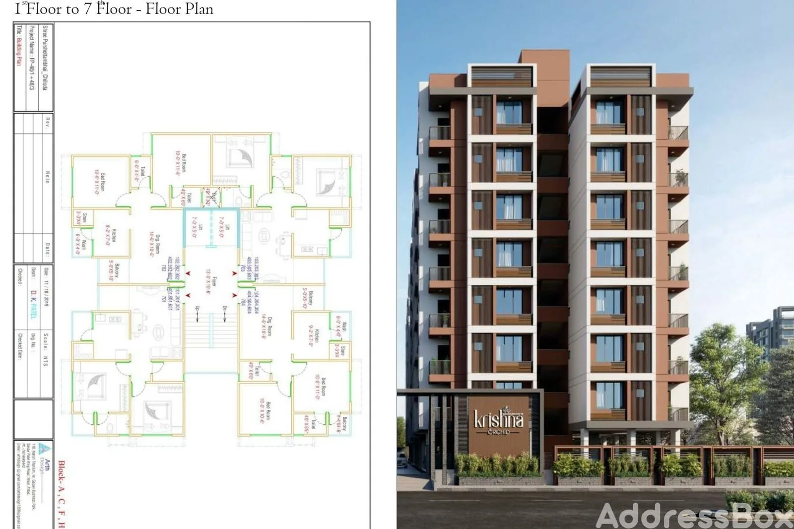 KRISHNA ORCHID Floor Plan