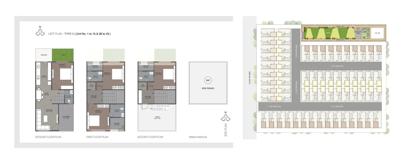 ANUSTHAN BUNGALOWS Floor Plan