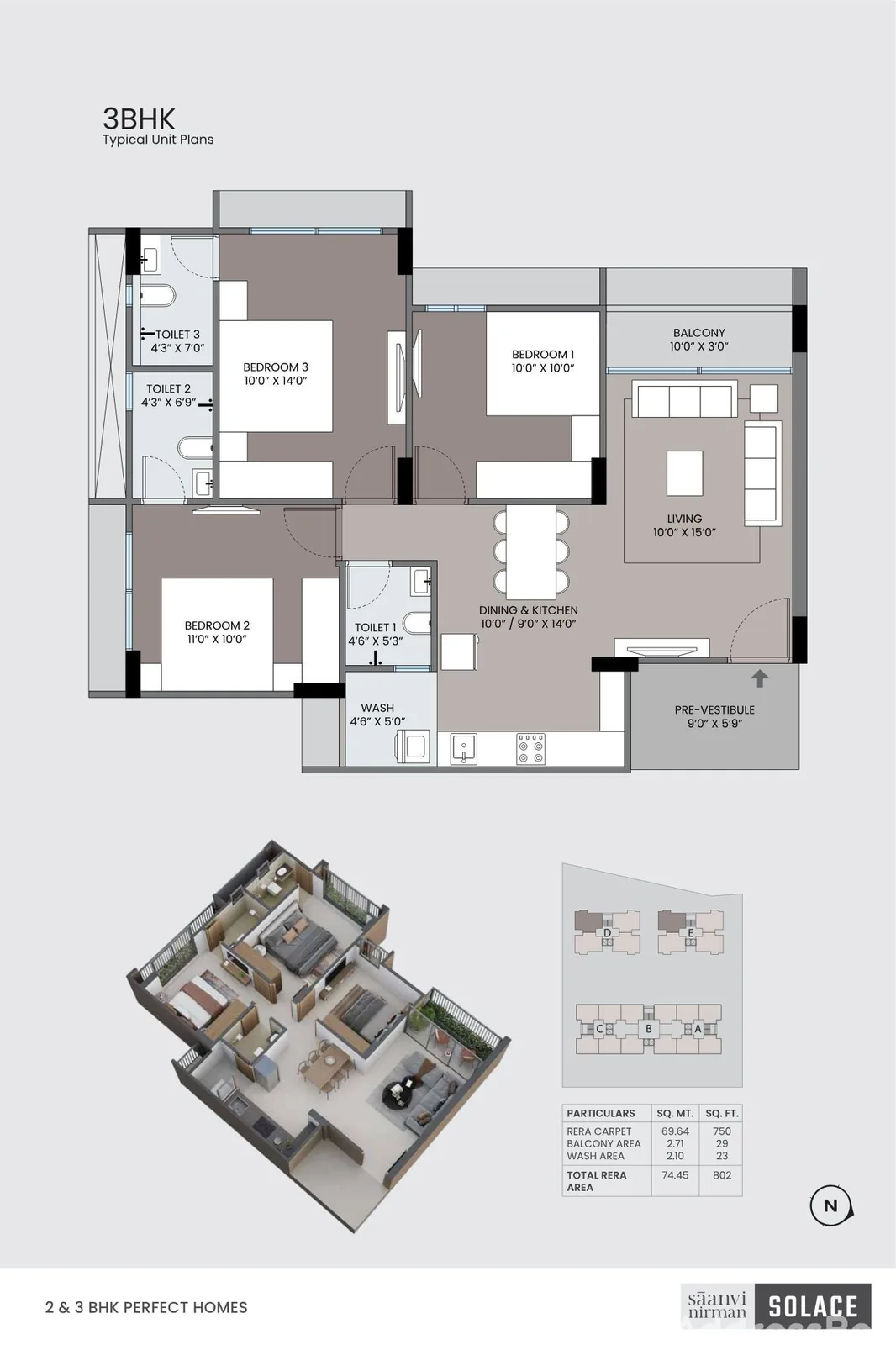 SAANVI NIRMAN SOLACE Floor Plan