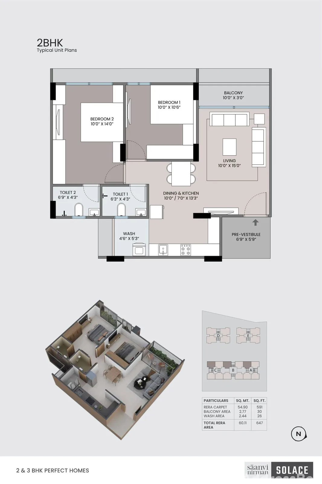 SAANVI NIRMAN SOLACE Floor Plan