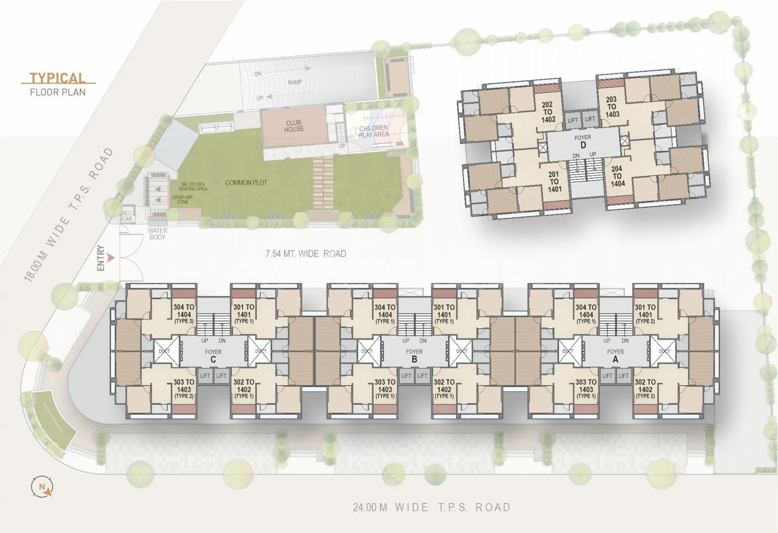 HARIOM SAPPHIRE Floor Plan