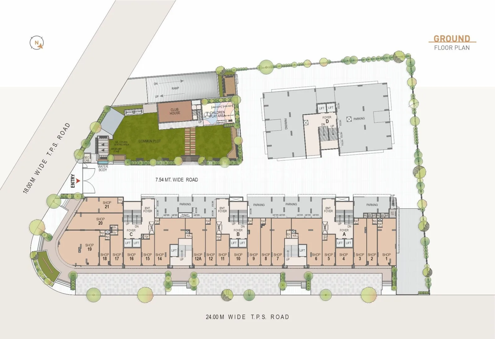 HARIOM SAPPHIRE Floor Plan