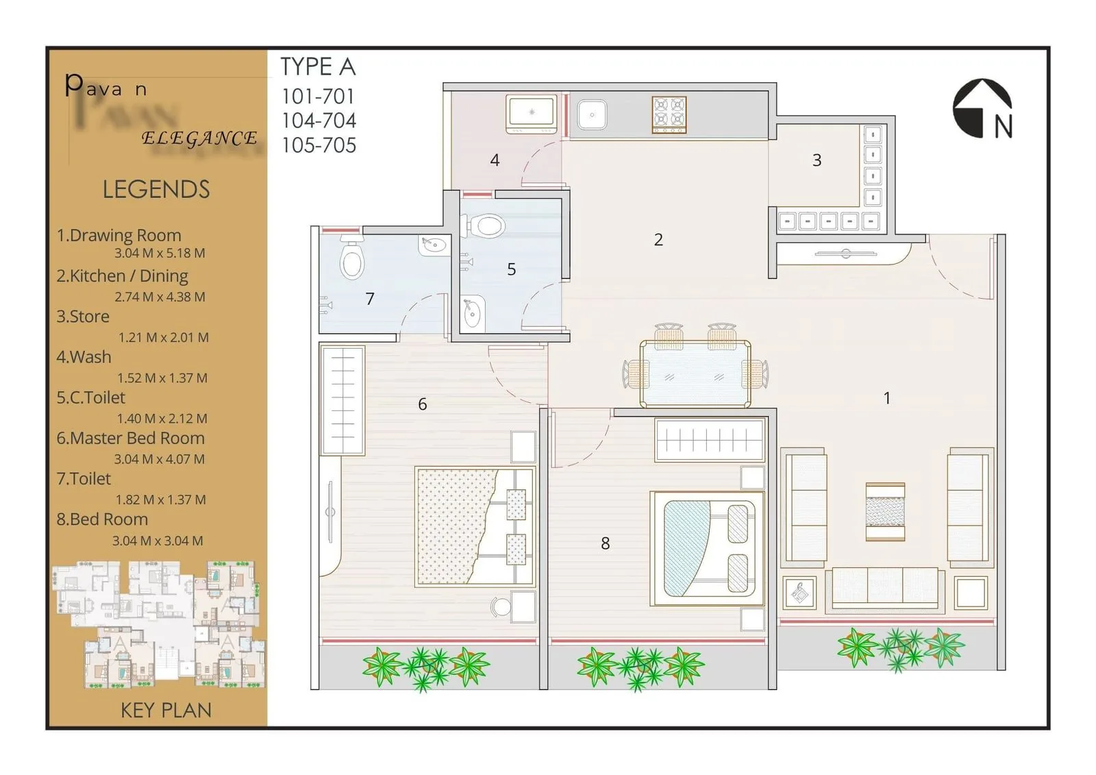 PAVAN ELEGANCE Floor Plan