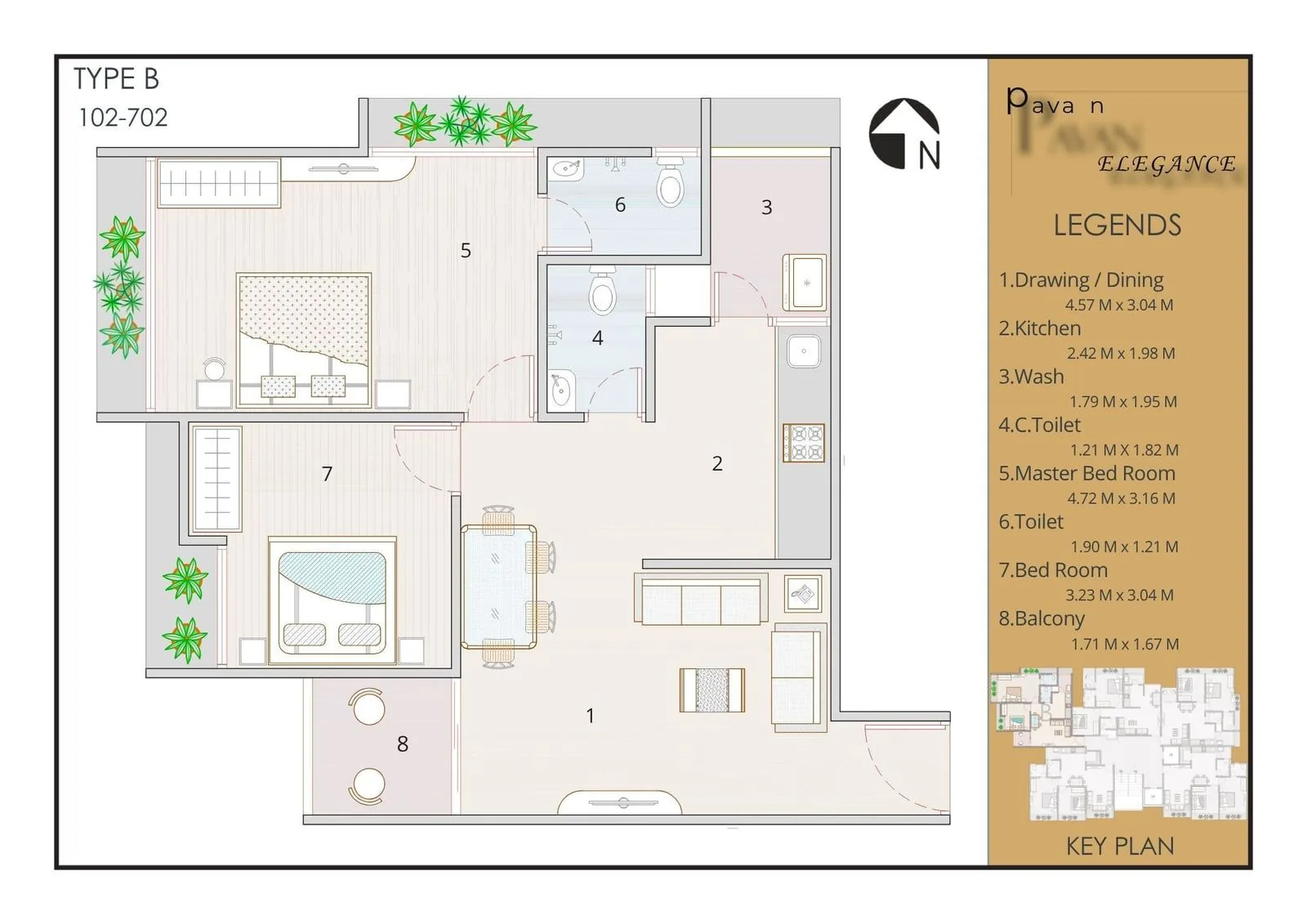 PAVAN ELEGANCE Floor Plan