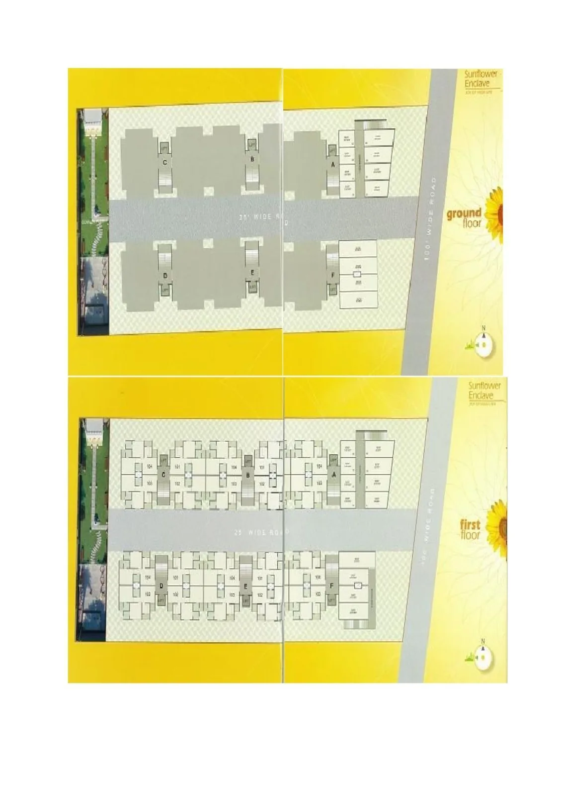 SUNFLOWER ENCLAVE BLOCK "C" Floor Plan
