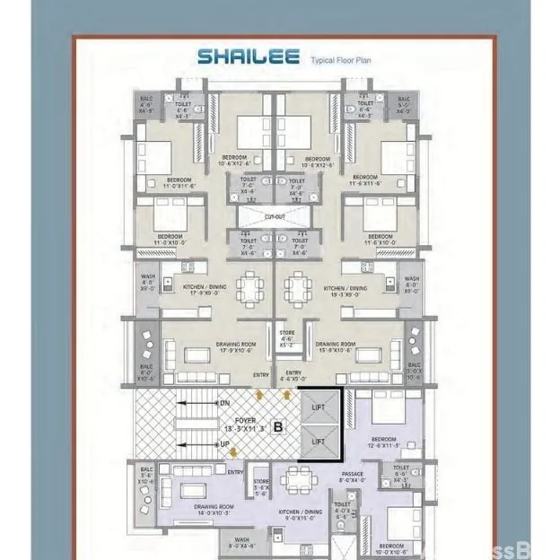 SHAILEE APPARTMENT Floor Plan